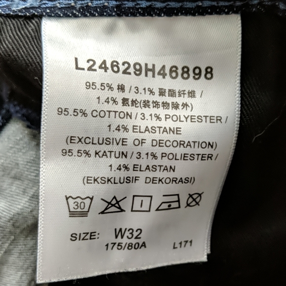 5/$100 Men's Lee Urban Riders Jean Shorts - Picture 4 of 5